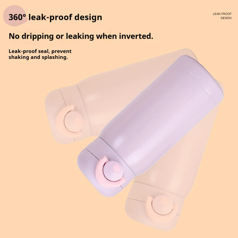 200ML/350ML Mini Thermos Cup Small Capacity Vacuum Flask Stainless Steel Pocket Cup Coffee Mug Kids Insulated Hot Water Bottle - Image 3