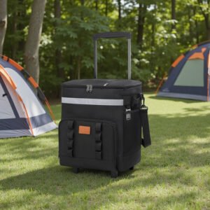Insulated bag, handheld, outdoor picnic, ice pack, car cooler, insulated bag, insulated and cold, portable waterproof with wheels