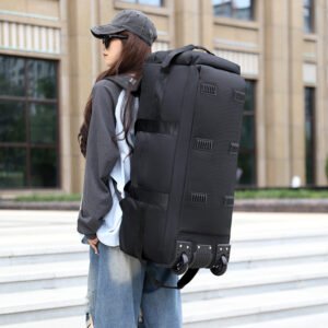 Backpack, large capacity outdoor travel backpack, duffel bag, handbag, folding camping organizer with wheels