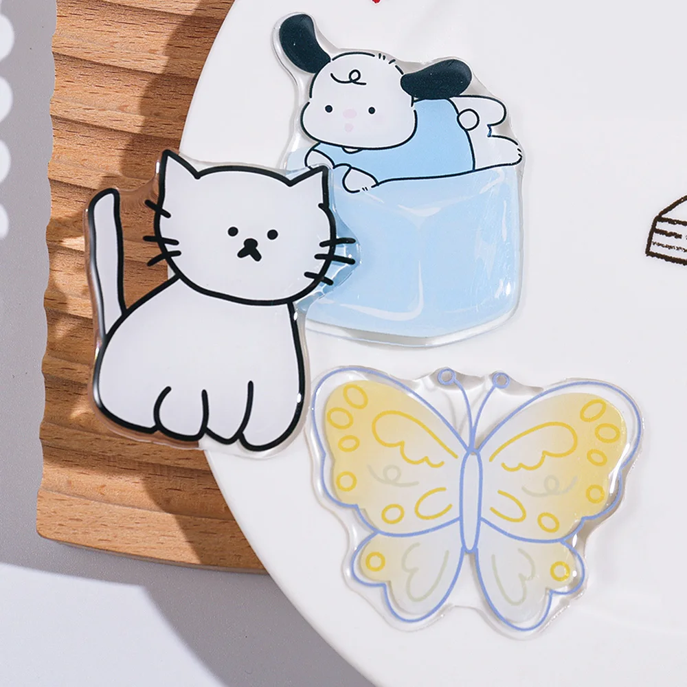 Cute Cartoon Grip Tok Acrylic Foldable Finger Ring Socket Expanding Stand Portable Phone Bracket for iPhone Samsung Cases - Image 4