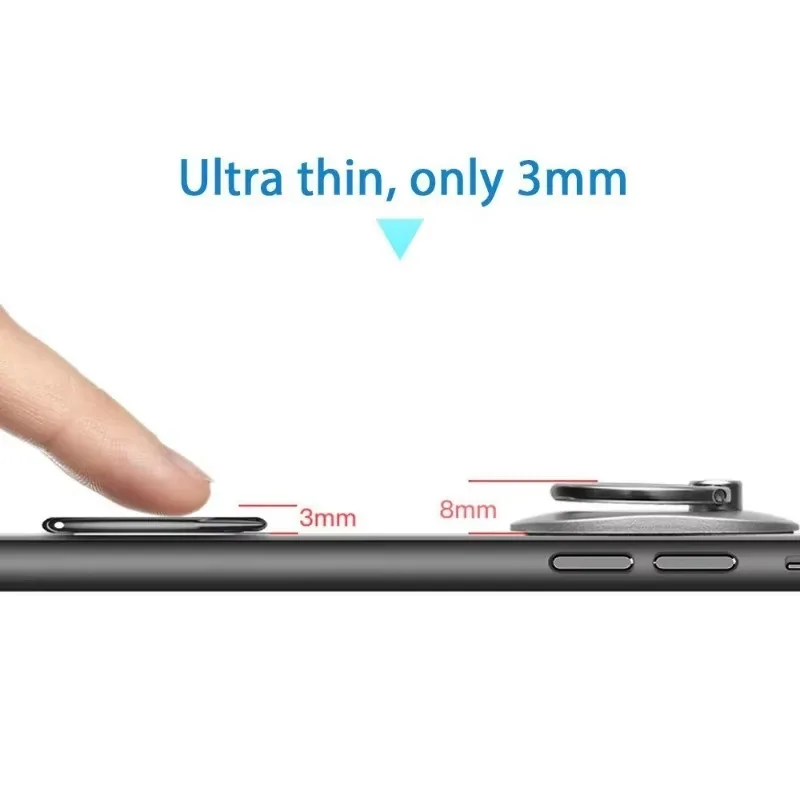 360 Degree Rotatable Mobile Phone Holder Metal Cat Cute Finger Ring Holder for Samsung Xiaomi Huawei IPhone Bracket Accessories - Image 6
