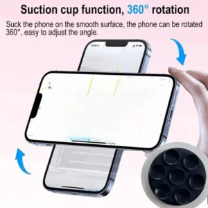 Round Suction Cup Phone Holder Pocket Two-sided Suction Finger Ring Holder Silicone Suction Pad Phone Stand