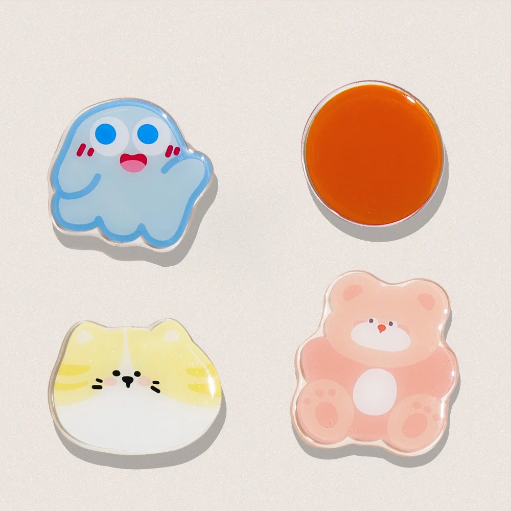 Cute Cartoon Grip Tok Acrylic Foldable Finger Ring Socket Expanding Stand Portable Phone Bracket for iPhone Samsung Cases - Image 5