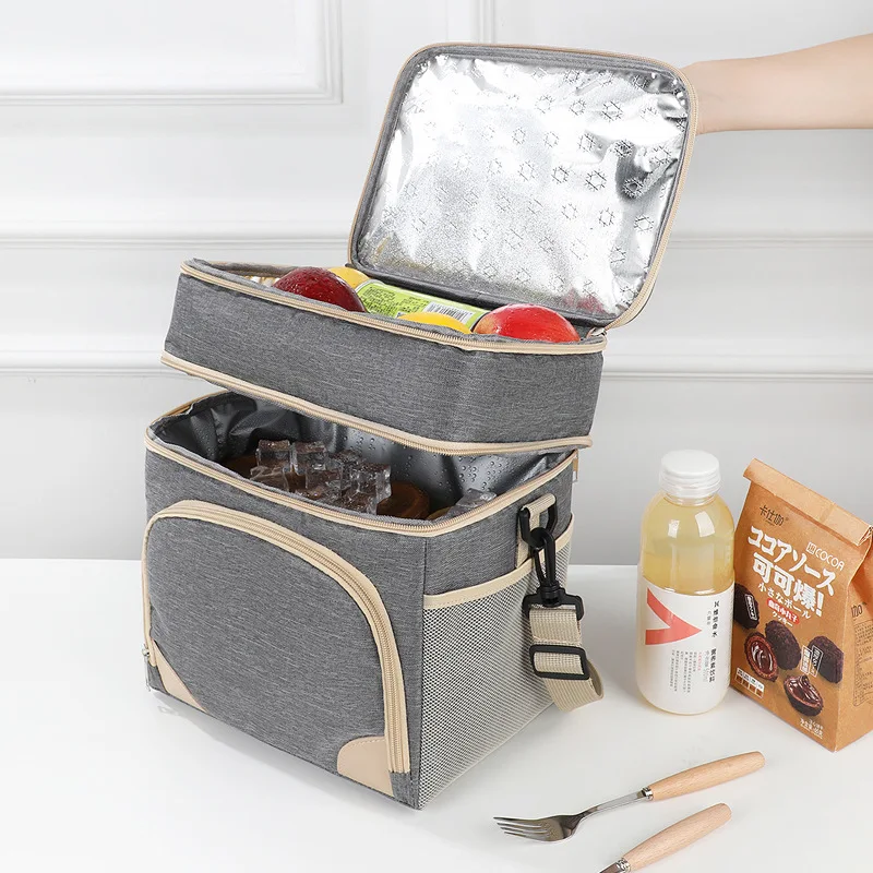 Insulated Lunch Bag – Double-Layer Cooler, Crossbody Sling for Commuters - Image 4
