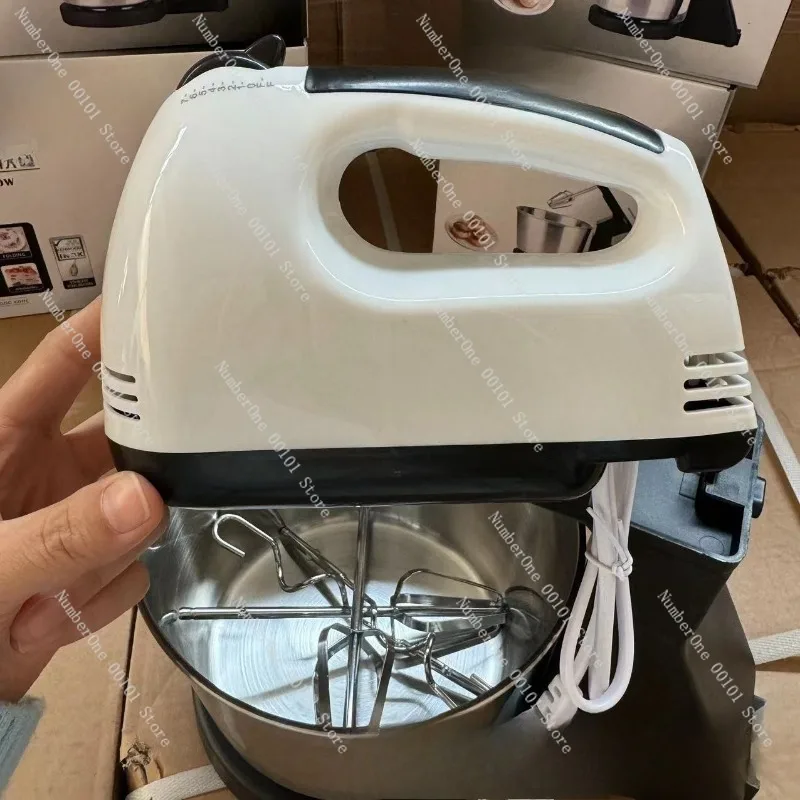 Electric Stand Mixer with Stainless Steel Bowl Egg Beater Dough Mixer Cream Whisk Kitchen Baking Machine Household Food Mixer - Image 5