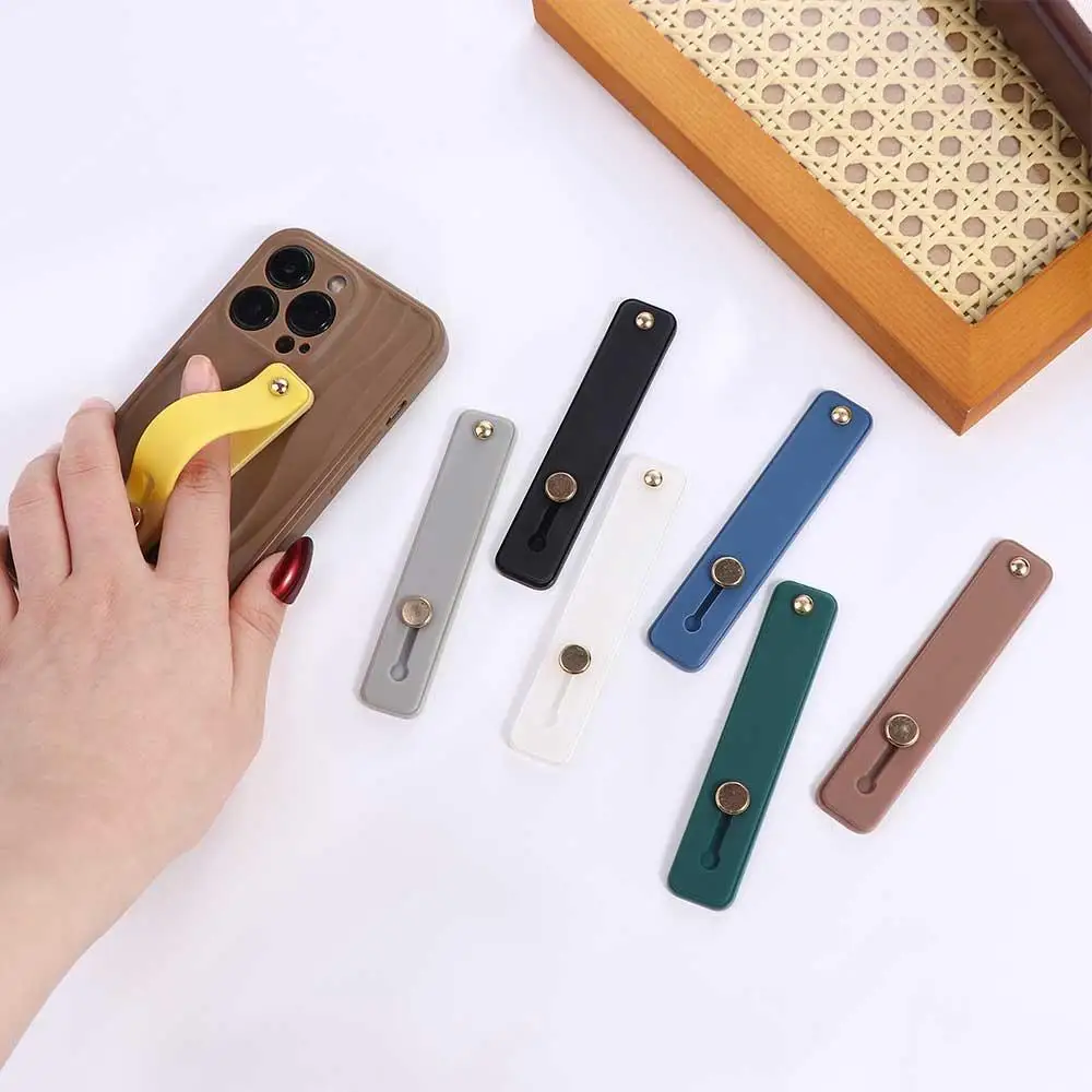 Telescopic Finger Ring Holder Silicone Phone Hand Band Holder For Mobile Phone Wristband Strap Push Pull Grip Stand Bracket - Image 5
