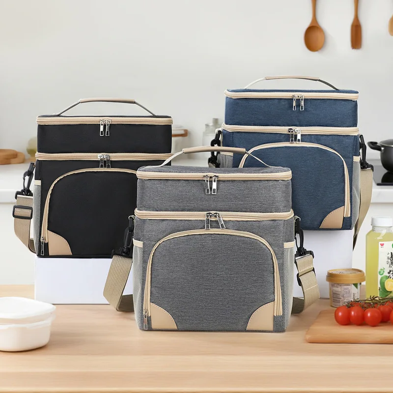 Insulated Lunch Bag – Double-Layer Cooler, Crossbody Sling for Commuters - Image 2