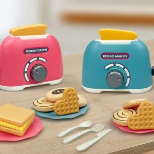 Multicolor Kids Cooking Playset Plastic Microwave Playing House Kitchen Toy Simulation Design Gas Stove Baking Playset Kids Play