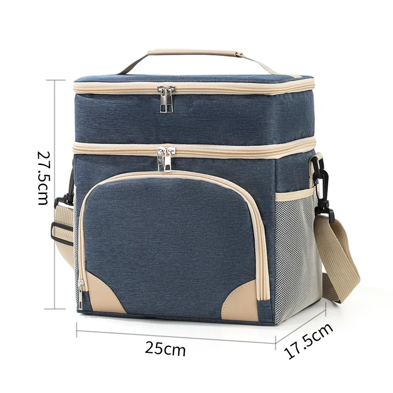 Insulated Lunch Bag – Double-Layer Cooler, Crossbody Sling for Commuters - Image 5