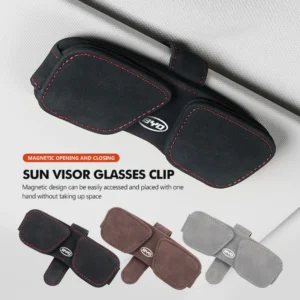 Car Mounted Dual Clip Glasses Clips Magnetic Card Organizer For BYD M6 G3 G5 T3 F3 I3 F0 F6 S6 S8 E5 E6 G6 L3 S7 G7