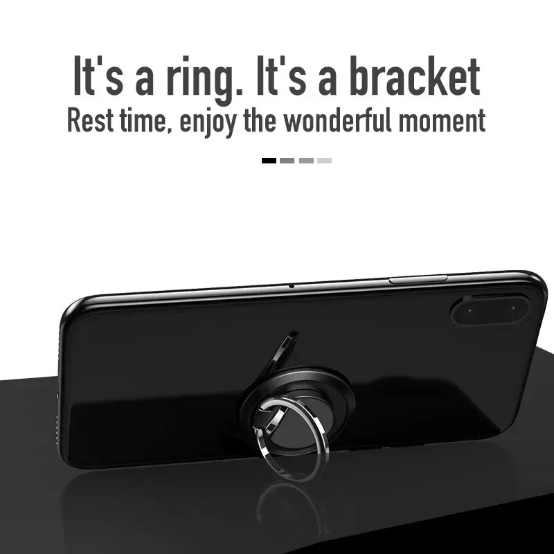 Mini Finger Ring Holder Stand Grip 360 Rotating For Mobile Phone Car Magnetic Mount Phone Back Sticker Pad Unniversal Bracket - Image 6