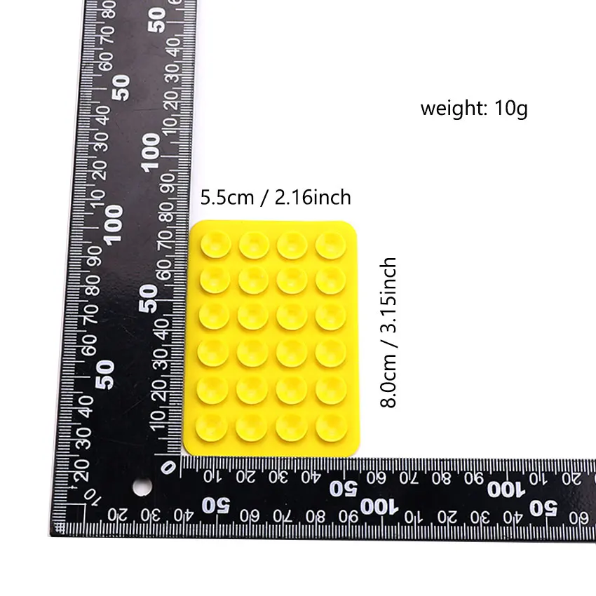 YuXi Silicone Phone Case Holder Suction Pad Mobile Phone Adhesive Rubber Sucker Bracket For Selfies Phone Accessory - Image 2