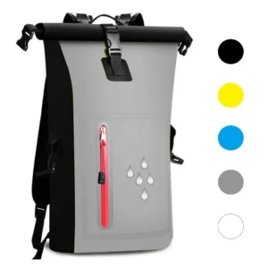 25L Waterproof Drift Bag Large Capacity 500D PVC Swimming Backpack Multi-Purpose Foldable Waterproof Bucket Bag River Trekking