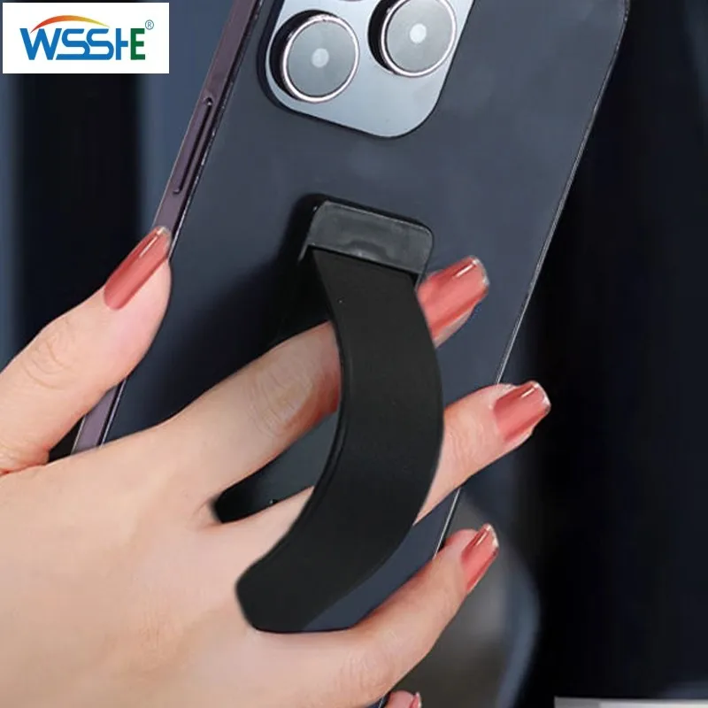 New Wrist Band Cell Phone Stand Finger Grip Mobile Phone Holder Push Back Sticked Socket Bracket For Xiaomi Samsung IPhone - Image 2