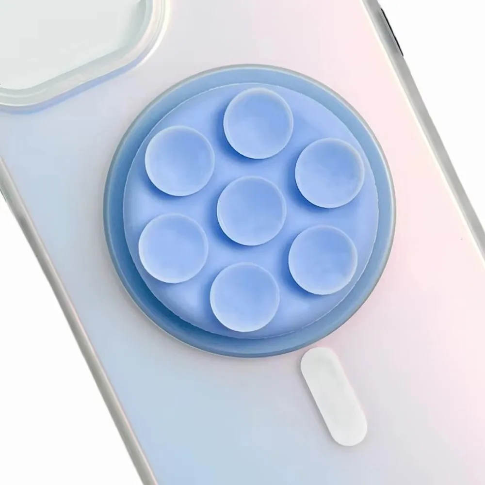 Round Suction Cup Phone Holder Pocket Two-sided Suction Finger Ring Holder Silicone Suction Pad Phone Stand - Image 4