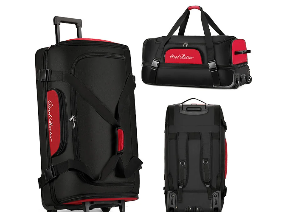 Men Rolling Duffle travel Wheeled Rolling Luggage Backpack Men Carry on wheeled Bag Large size luggage Bags Rolling trolley bags