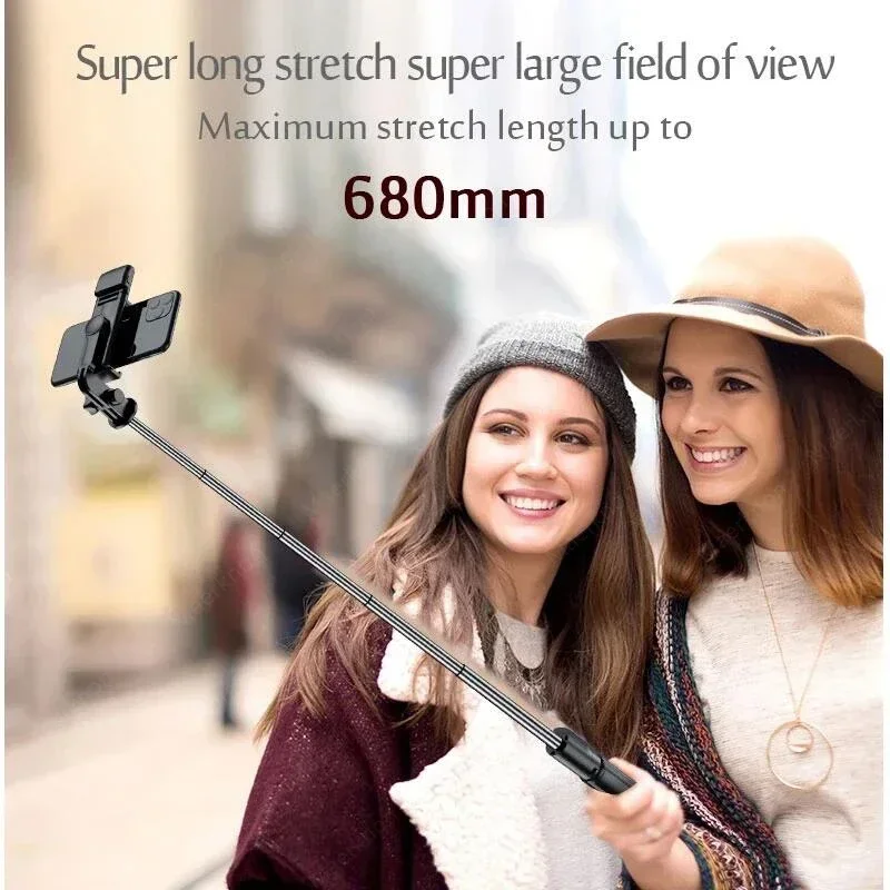 Bluetooth Selfie Stick Tripod Desktop Stand Phone Holder Wireless Remote Shutter for iPhone IOS Android Phone Option Fill Light - Image 6
