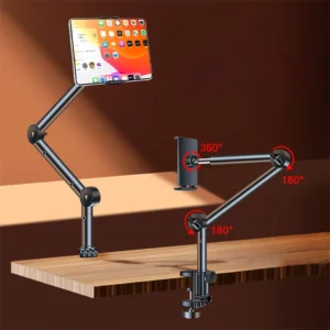 360° Adjustable Long Arm Tablet & Phone Holder