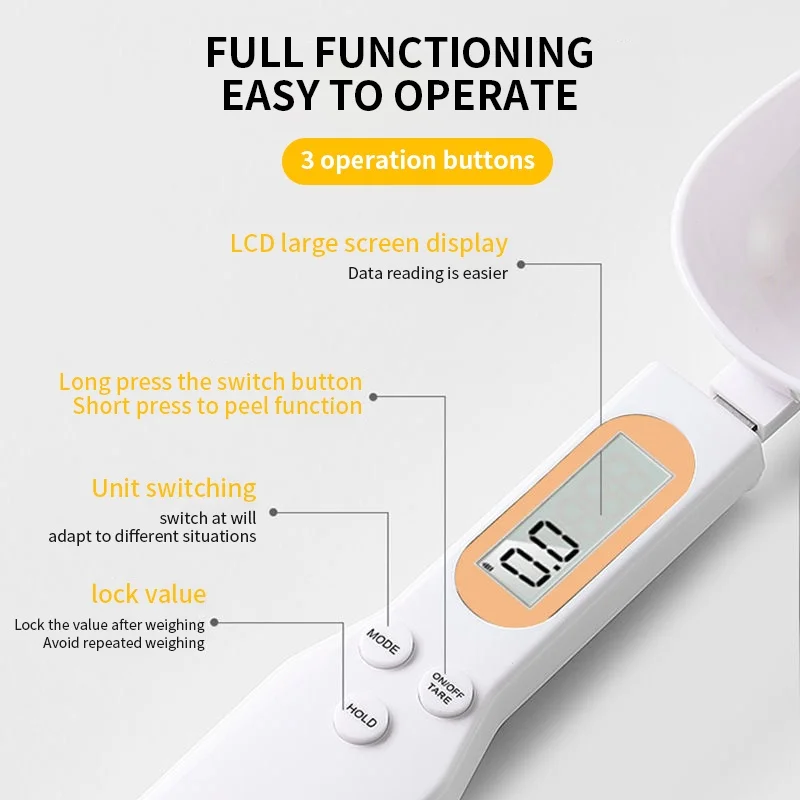 500g Digital Measuring Spoon Scale - Image 5