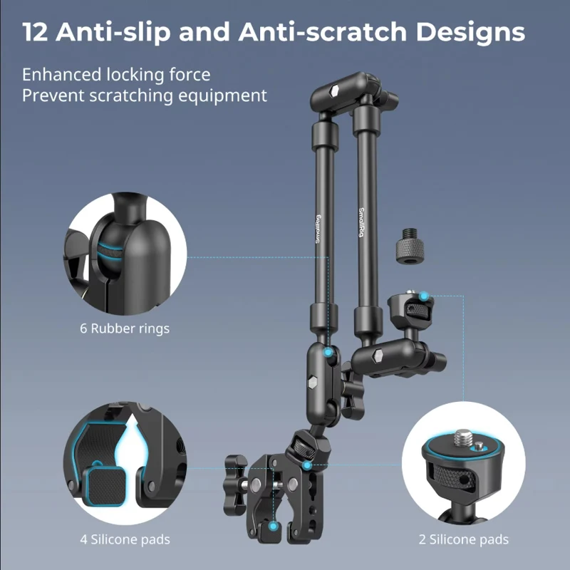 Adjustable Magic Arm with Crab Clamp Mount - Image 4
